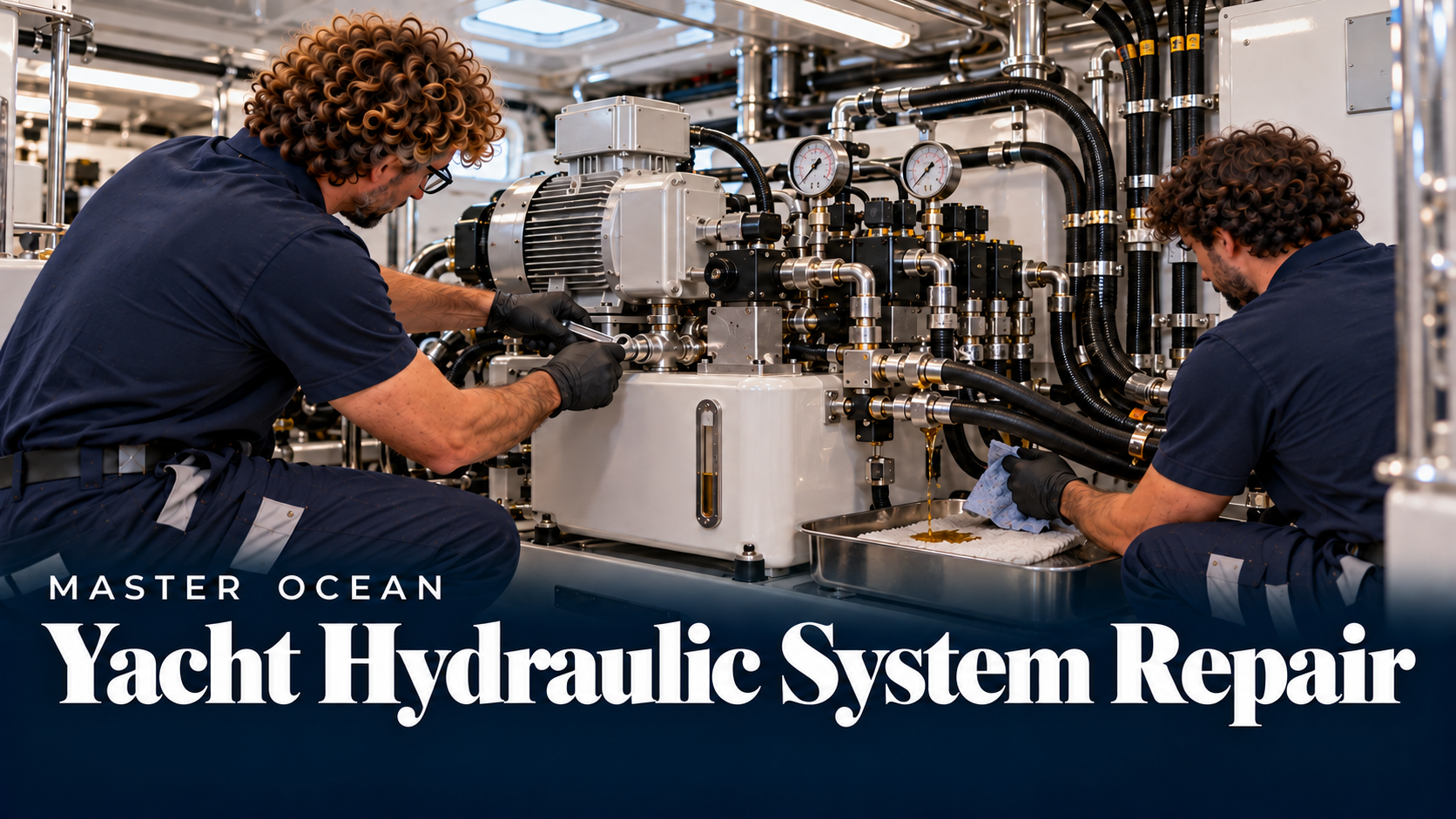 Yacht Hydraulic System Repair