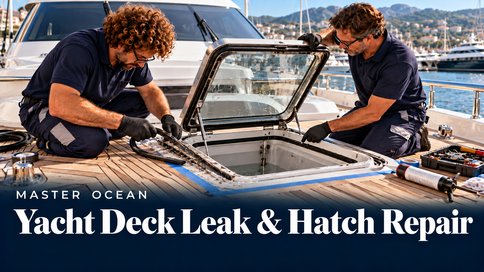 Yacht Deck Leak & Hatch Repair
