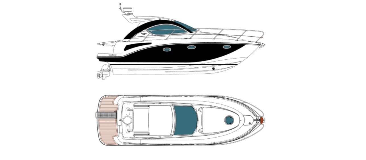 Pearlsea 31 Hard Top view 31