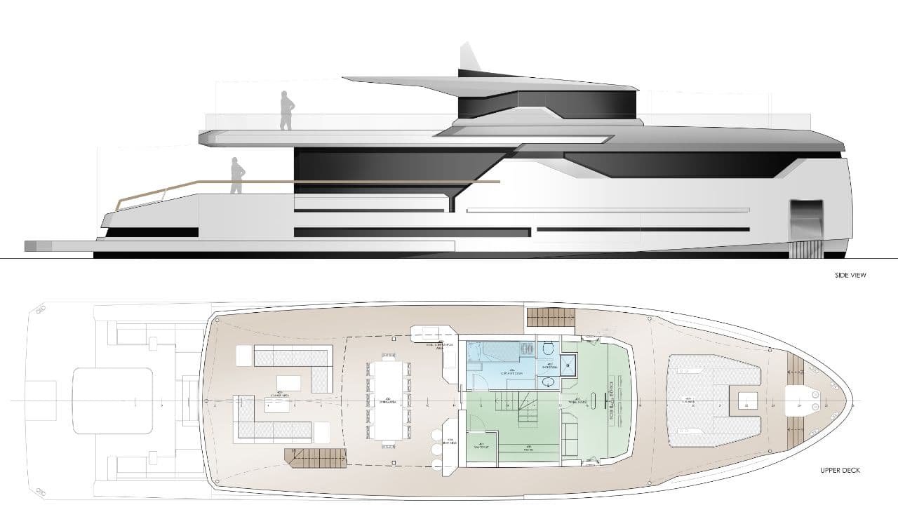 31M Explorer Yacht Project for Sale – New Build Investment Opportunity view 7