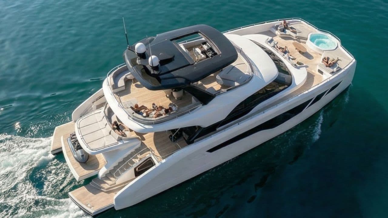 OPC-070 | 24M Luxury Power Catamaran view 4